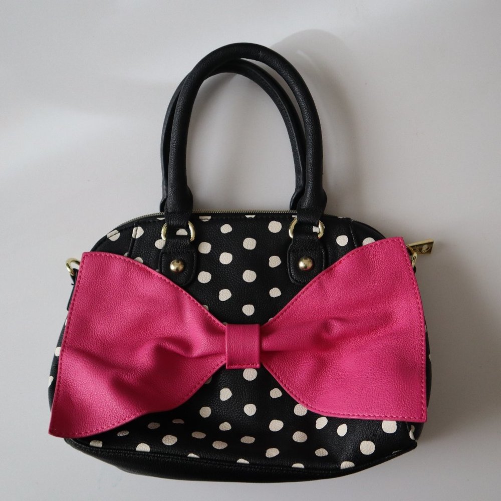 Betsey Johnson Polka Dot Purse